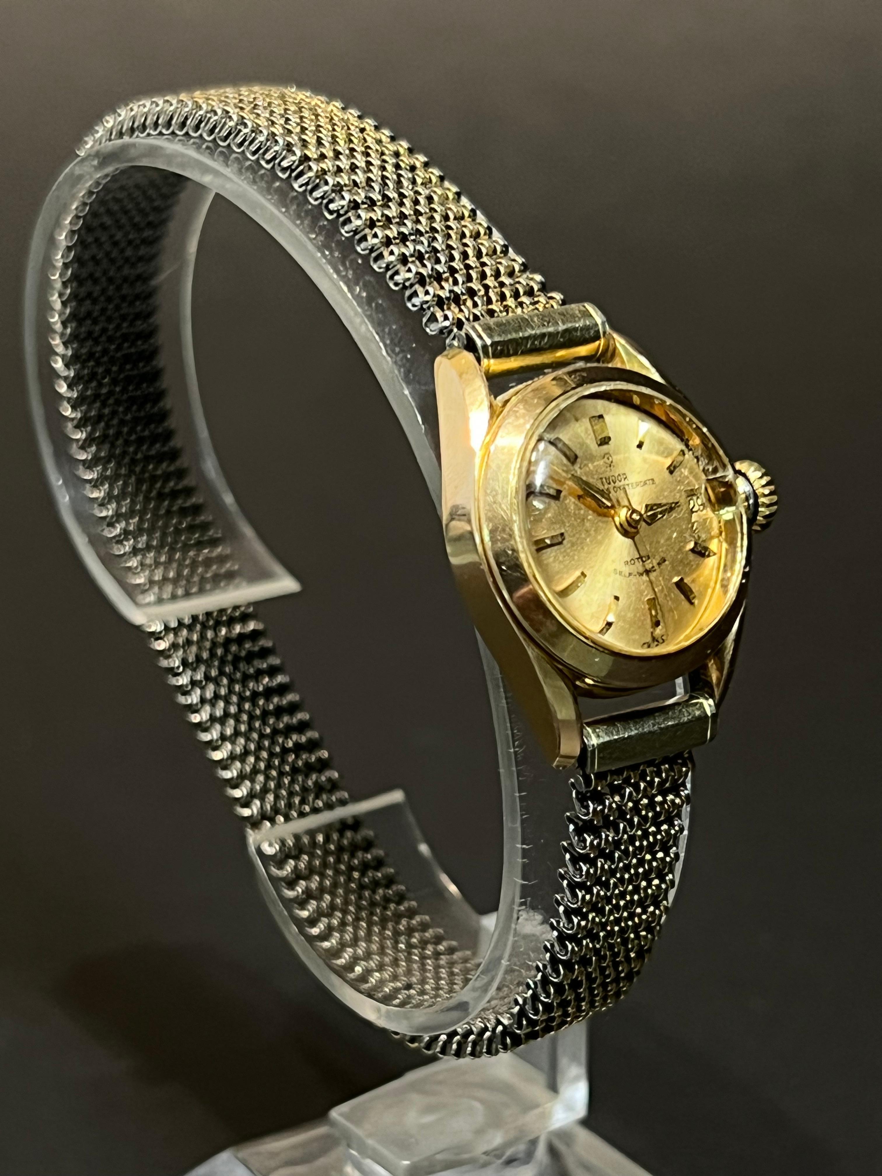 Montre-bracelet Tudor Oyster Princess en or, Rolex, 1966 en vente 3