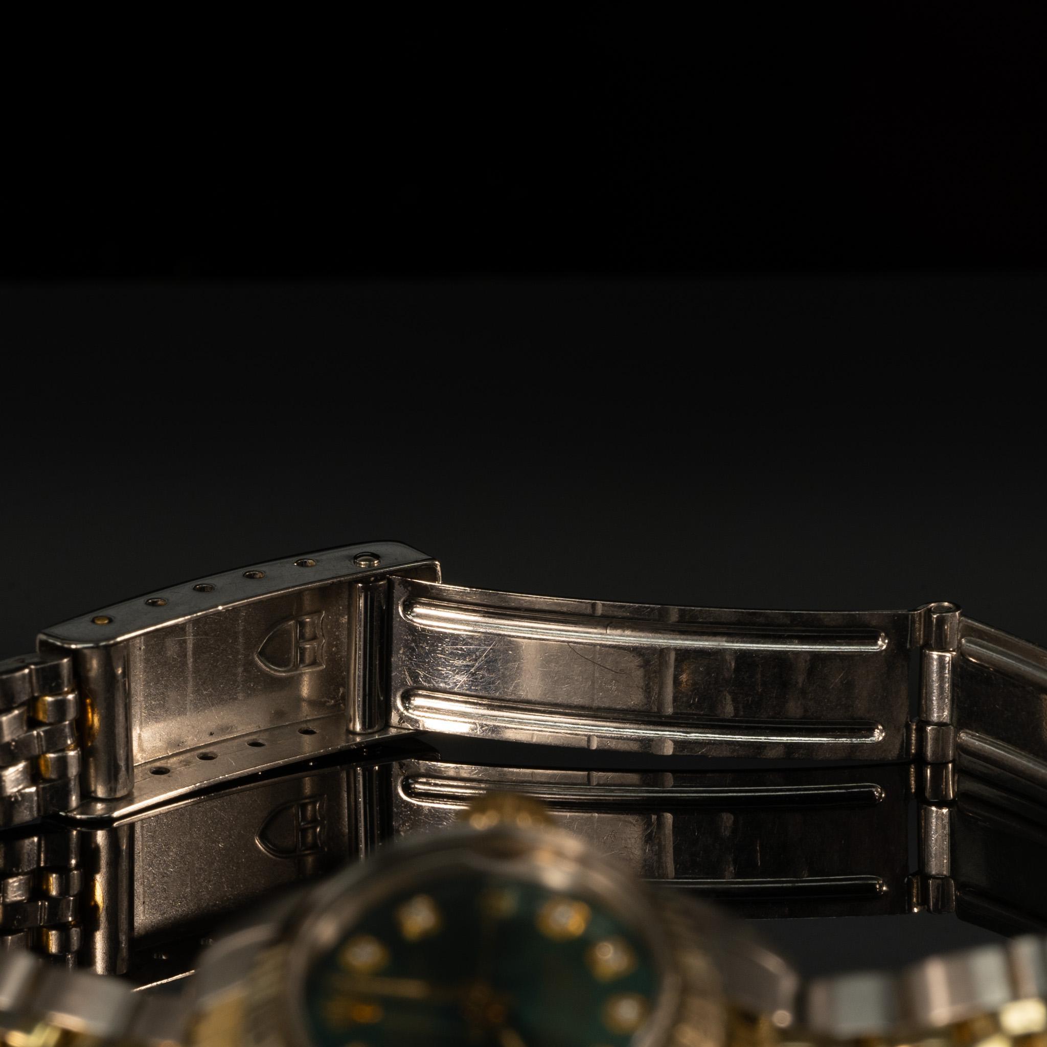 Rolex Tudor Princess DateJust Oysterdate avec cadran bicolore en diamants sarcelles, réf. 92313 1