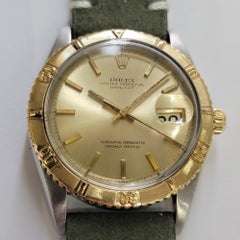 Rolex Turn-O-Graph 1625 Thunderbird 14k SS Mens 1960s 36mm Automatic RA759
