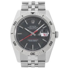 Rolex Turnograph 116264 Black Men's Watch - Jubilee Bracelet - Z Used - Classic
