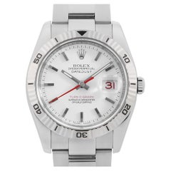 Rolex Turnograph 116264 White Dial, 3-Row Oyster Bracelet - Pre-Owned Men's D