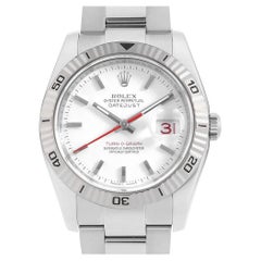 Rolex Turnograph 116264 Weißes Zifferblatt, 3-reihiges Austernarmband - Pre-Owned Men's D