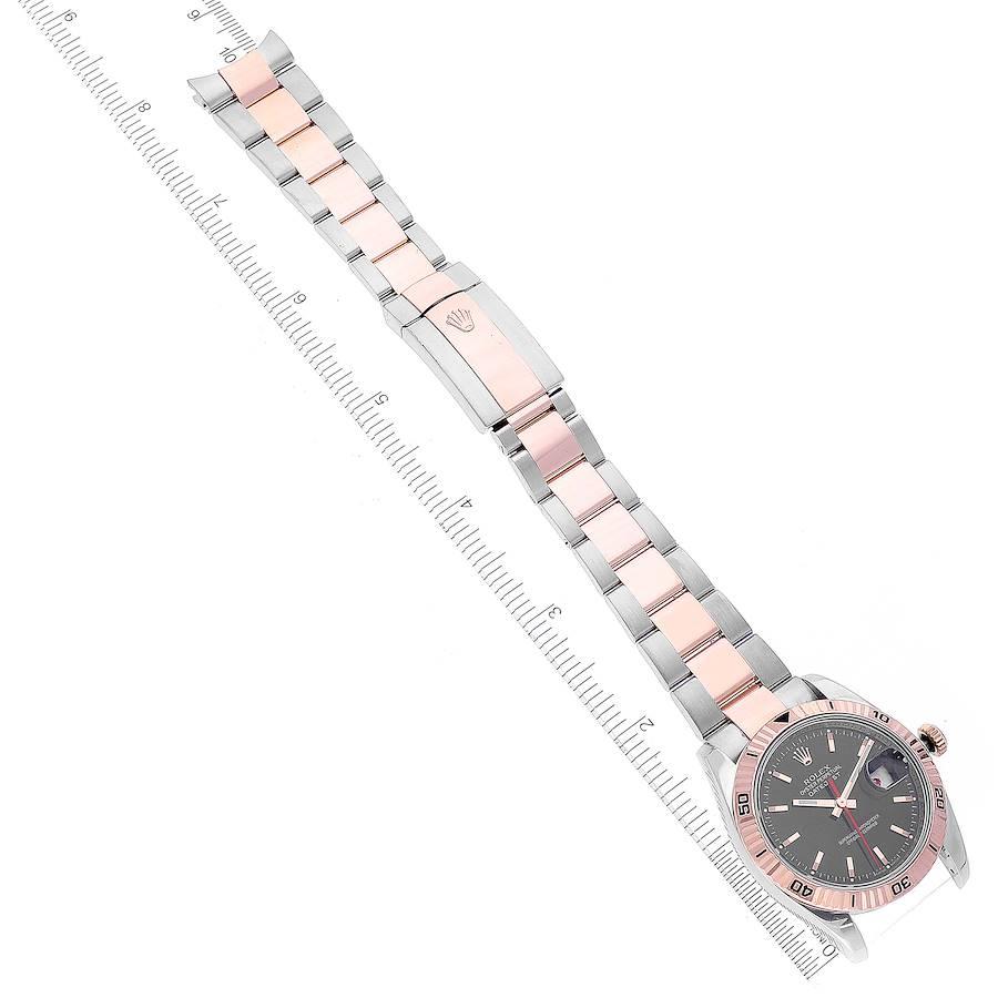 Rolex Turnograph Datejust Stahl Roségold Herrenuhr 116261 Box Papiere im Angebot 7