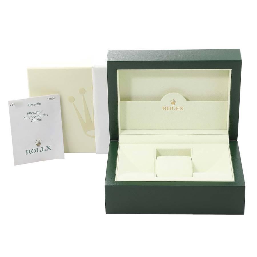 Rolex Turnograph Datejust Stahl Roségold Herrenuhr 116261 Box Papiere im Angebot 9