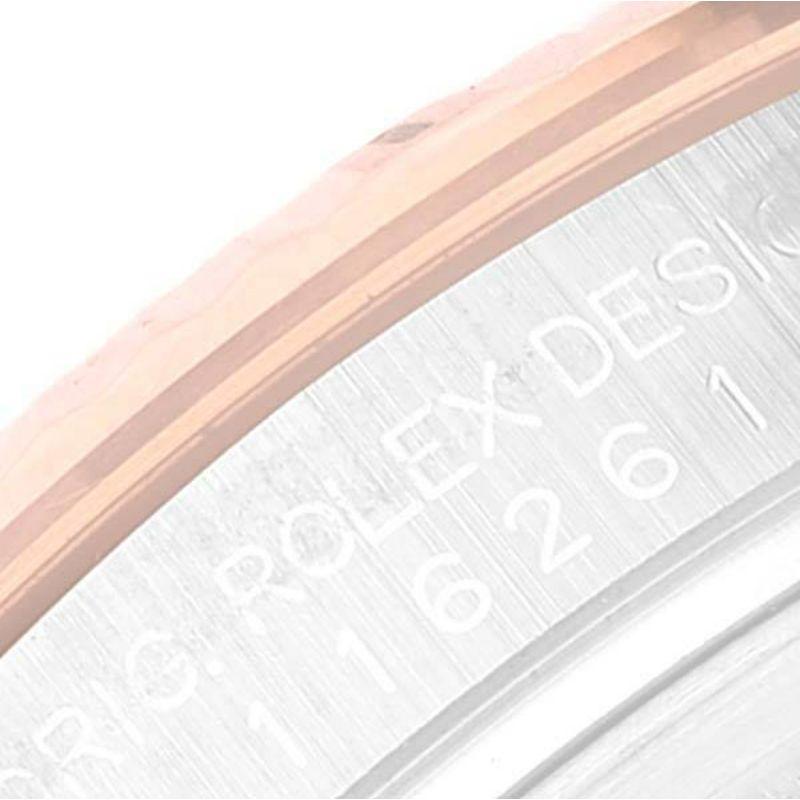 Rolex Turnograph Datejust Stahl Roségold Herrenuhr 116261 Box Papiere im Angebot 4