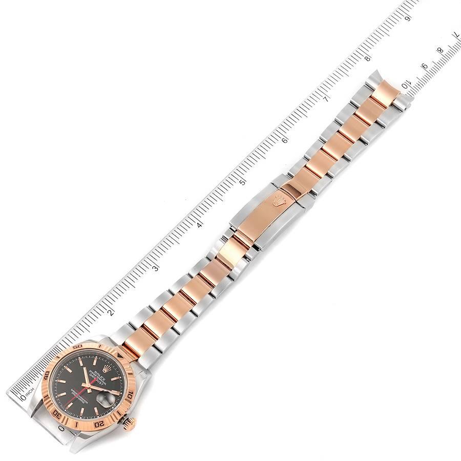 Rolex Turnograph Datejust Steel Rose Gold Men’s Watch 116261 For Sale 6