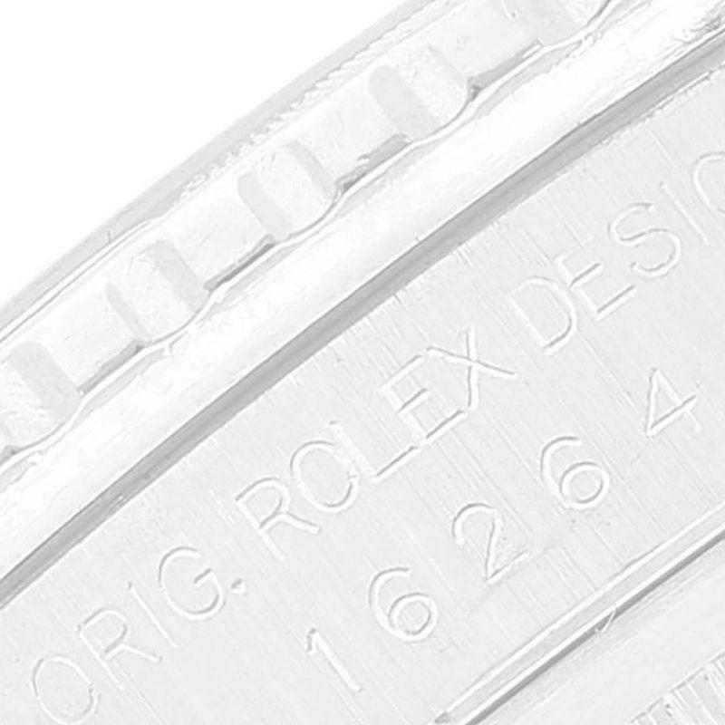 Rolex Turnograph Datejust Stahl Weigold Blaue Zifferblattuhr 16264 Box Papiere 2
