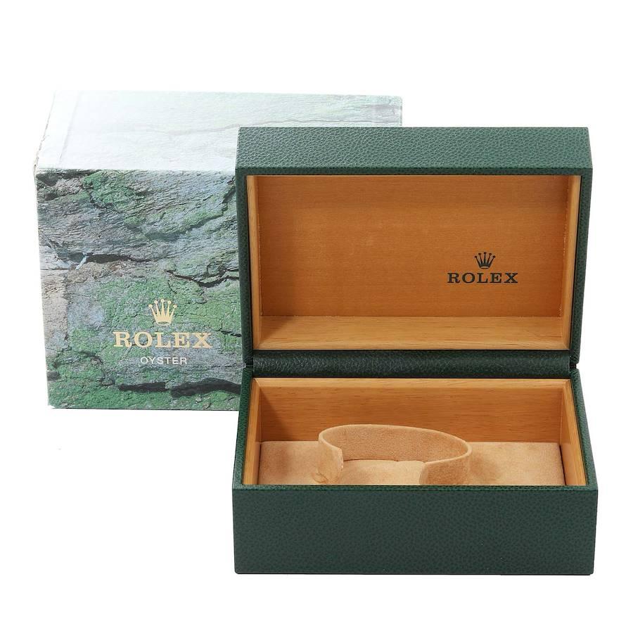 Rolex Turnograph Datejust Stahl-Weißgold-Uhr mit blauem Zifferblatt 16264 im Angebot 7