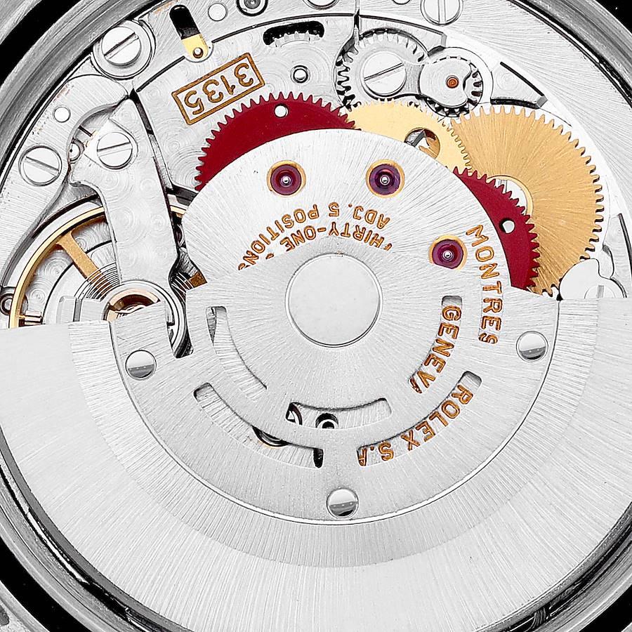 Rolex Turnograph Datejust Stahl-Weißgold-Uhr mit blauem Zifferblatt 16264 im Angebot 4