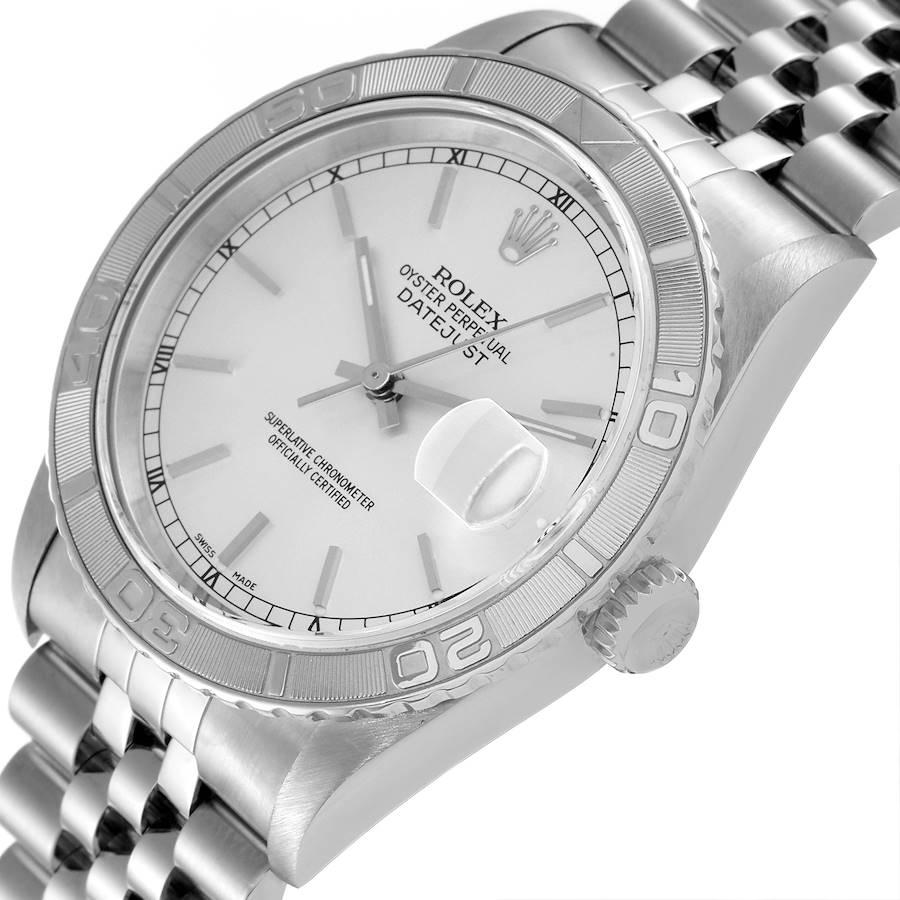 Rolex Turnograph Datejust Stahl-Weißgold-Herrenuhr 16264 Papiere 2