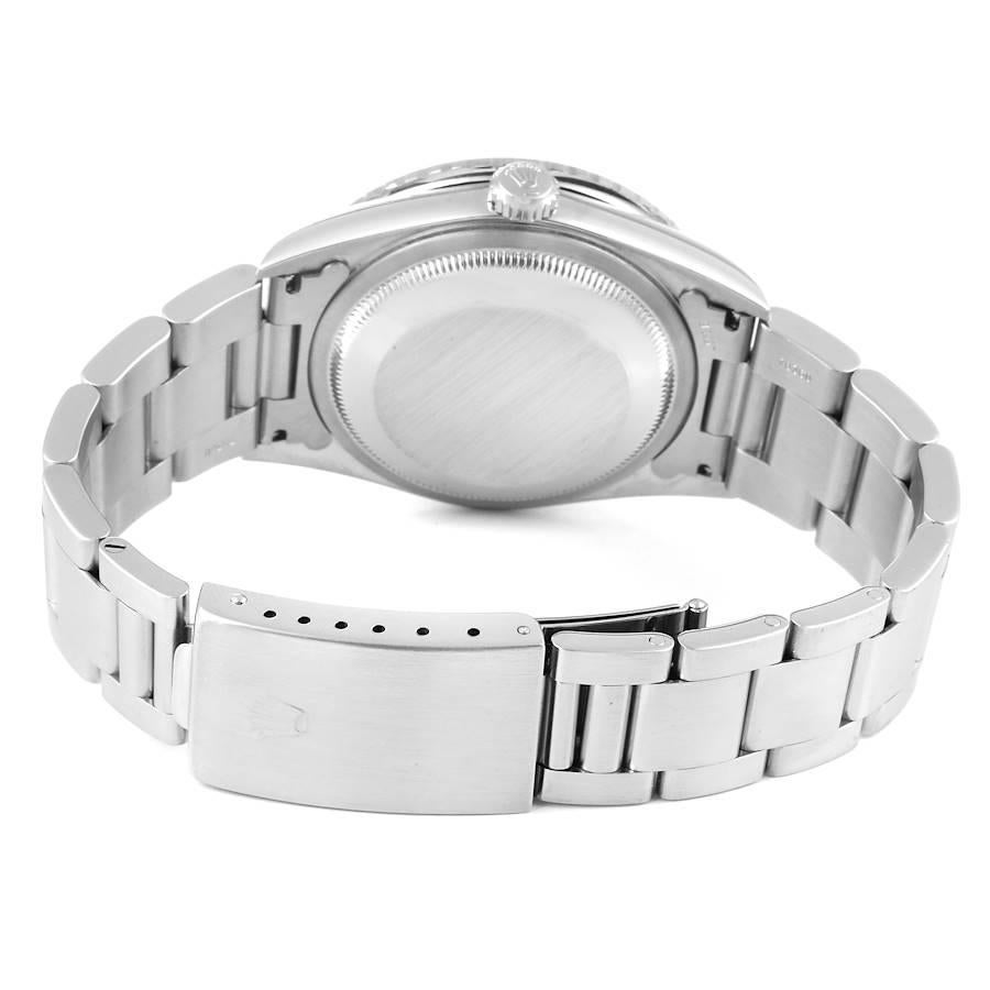Rolex Turnograph Datejust Steel White Gold Men's Watch 16264 Papers For Sale 6