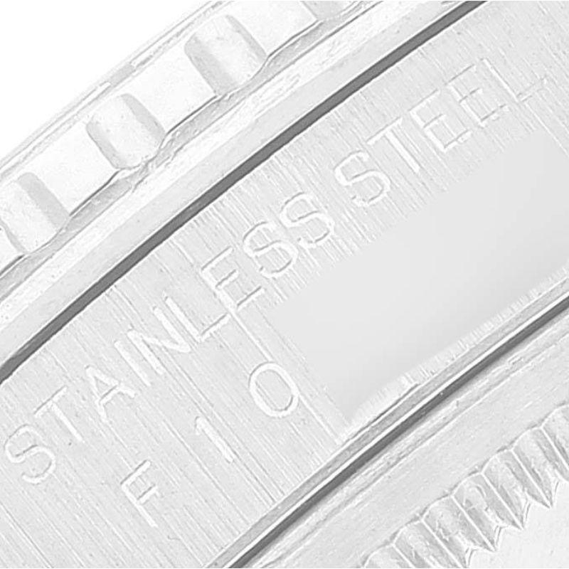 Rolex Turnograph Datejust Herrenuhr aus Stahl und Weißgold mit römischem Zifferblatt 16264 im Angebot 5