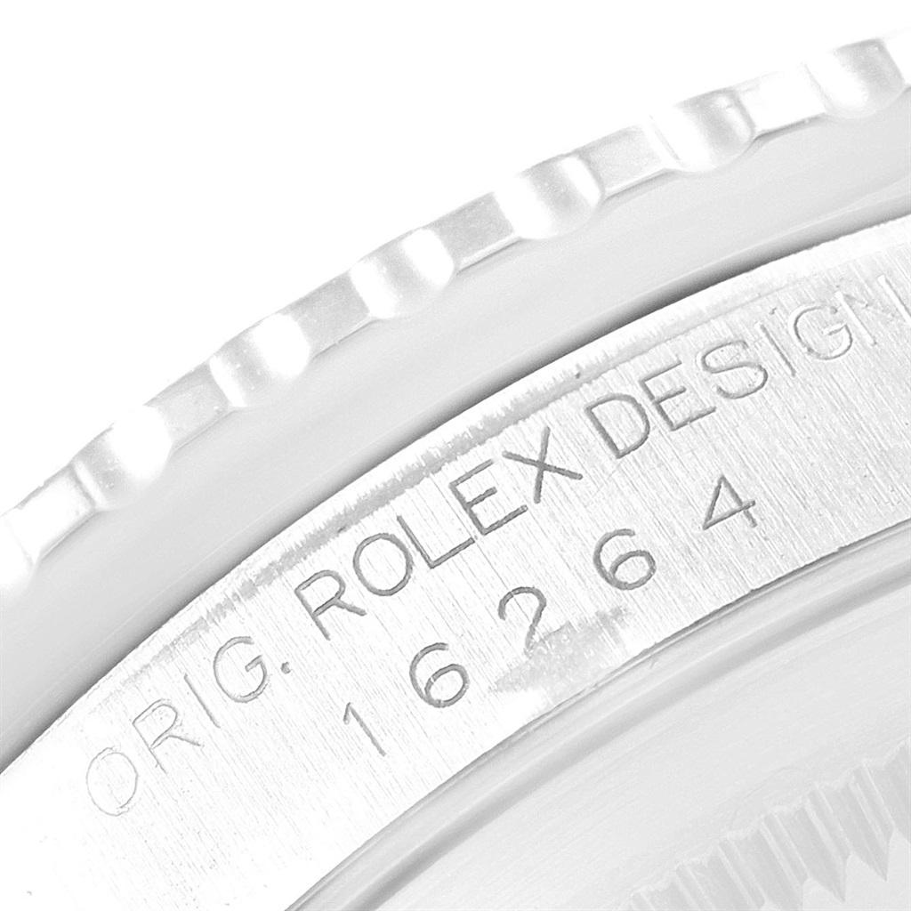 Rolex Turnograph Datejust Steel White Gold Silver Dial Men’s Watch 16264 6