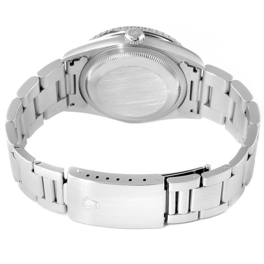 Rolex Turnograph Datejust Steel White Gold Silver Dial Mens Watch 16264 For Sale 5