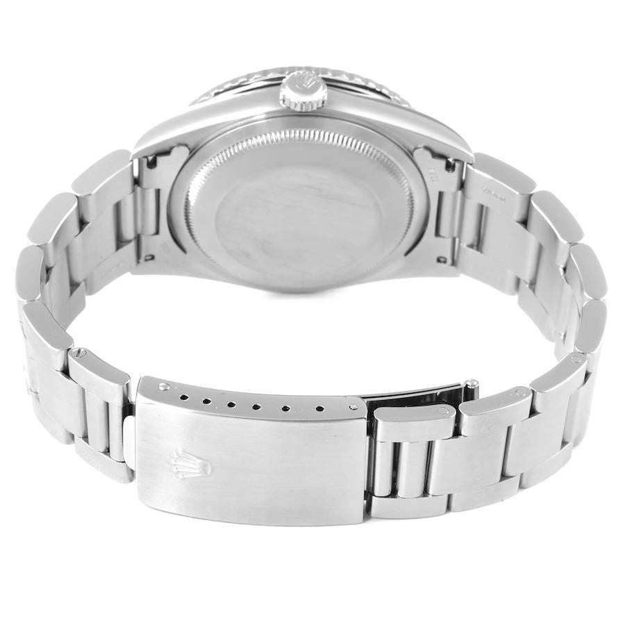 Rolex Turnograph Datejust Steel White Gold White Dial Watch 16264 5