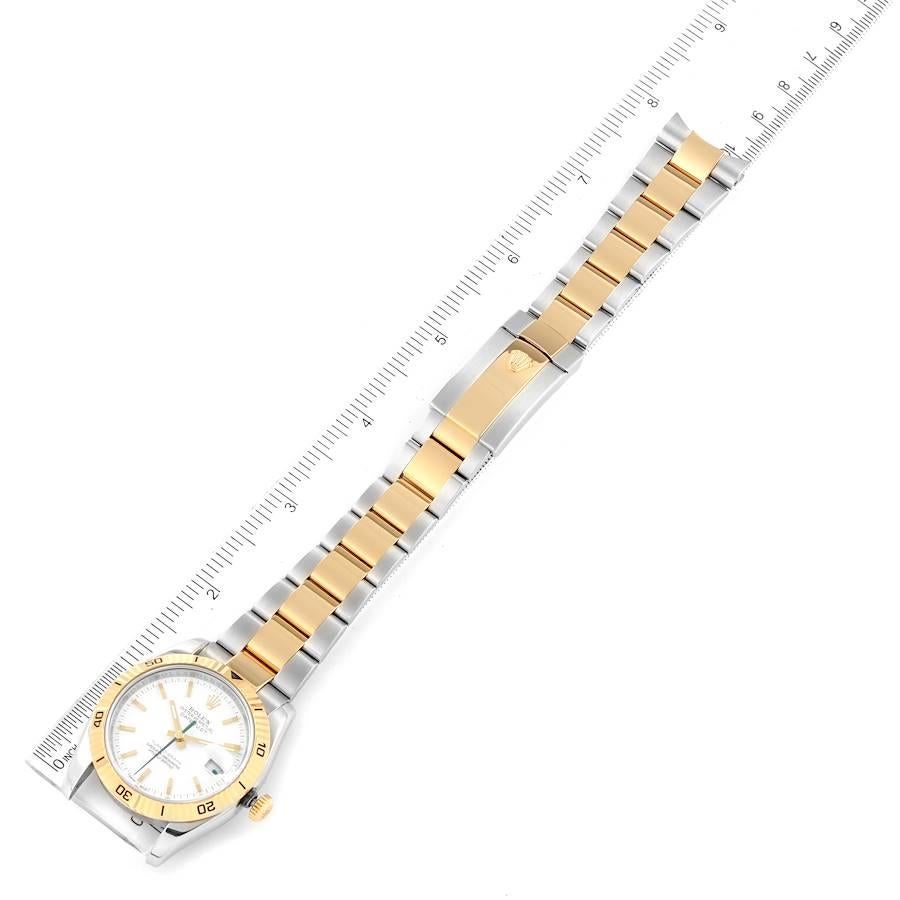 Rolex Turnograph Datejust Steel Yellow Gold Japan LE Watch 116263 Box Card For Sale 3