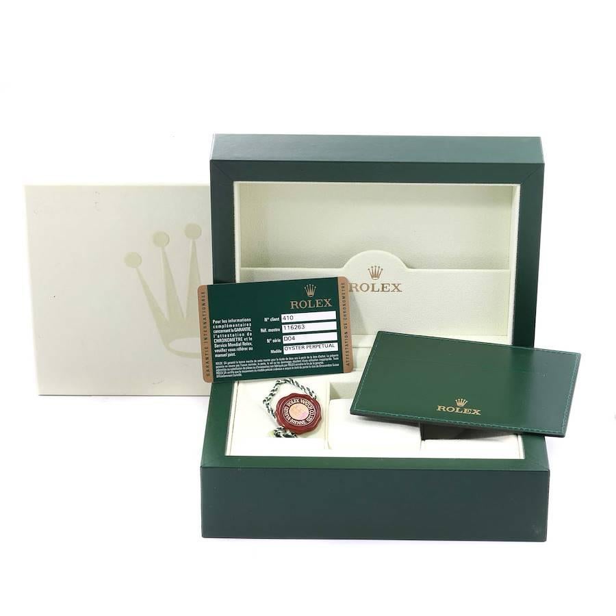 Rolex Turnograph Datejust Steel Yellow Gold Japan LE Watch 116263 Box Card For Sale 5