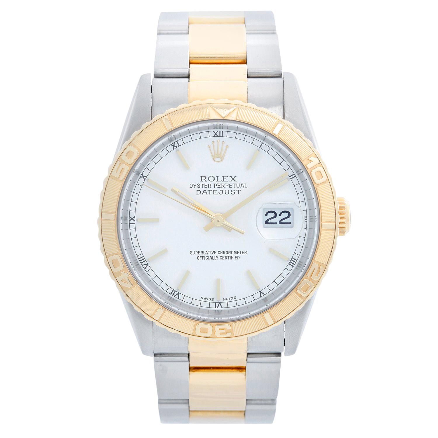 Rolex Turnograph Men
s 2-Tone Watch 16263