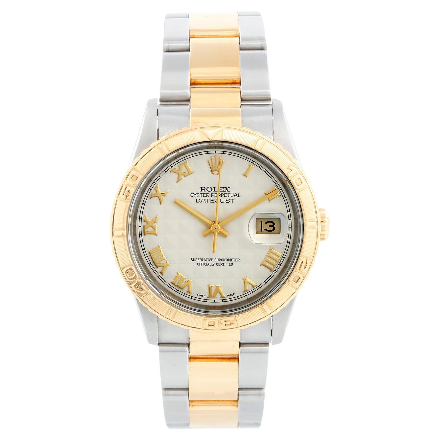 Rolex Turnograph Men's 2-Tone Watch 16263