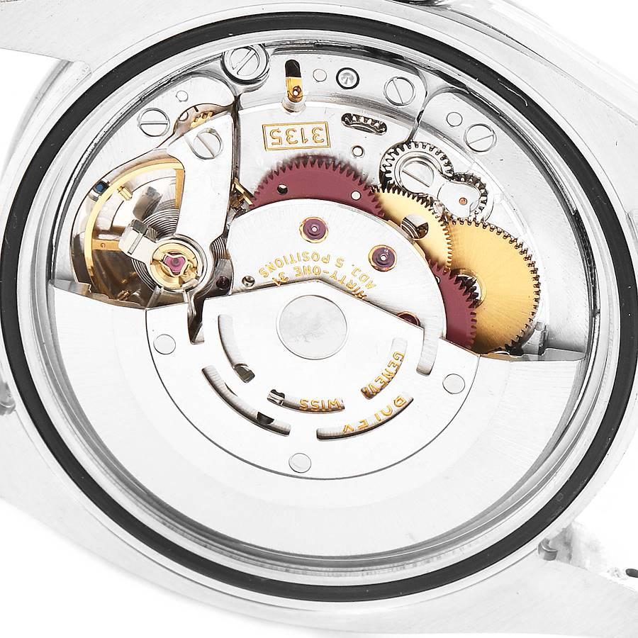 Rolex Turnograph Steel White Gold Bezel White Dial Mens Watch 116264 3