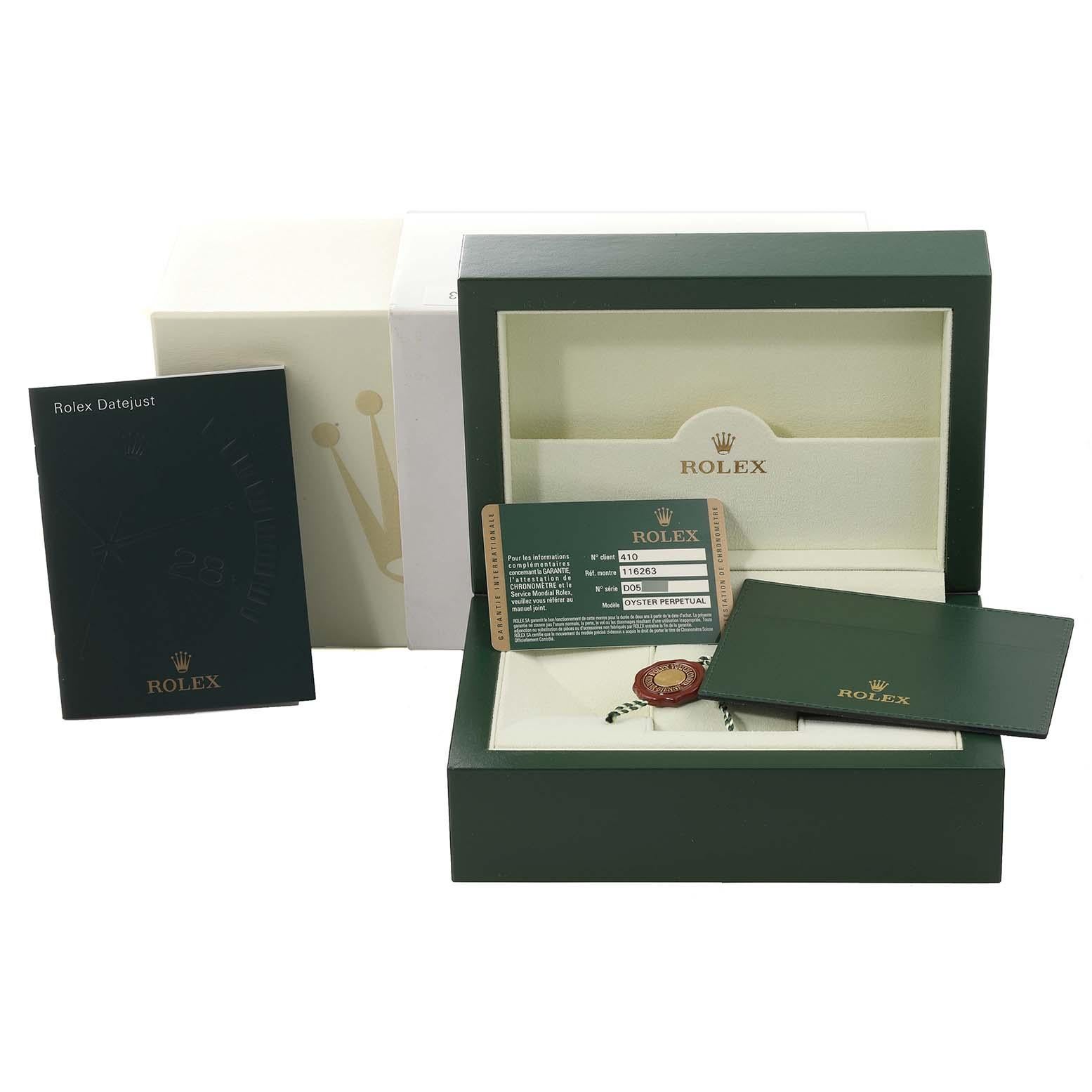 Rolex Turnograph Steel Yellow Gold Japan LE Mens Watch 116263 Box Card 5