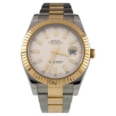 Used Rolex Two-Tone 18k Gold + Stainless Men's OPDJ 116333 Automatic Watch 2010