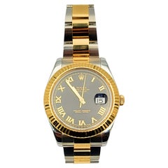 Rolex Two Tone 18k Yellow Gold and Steel Unisex Watch