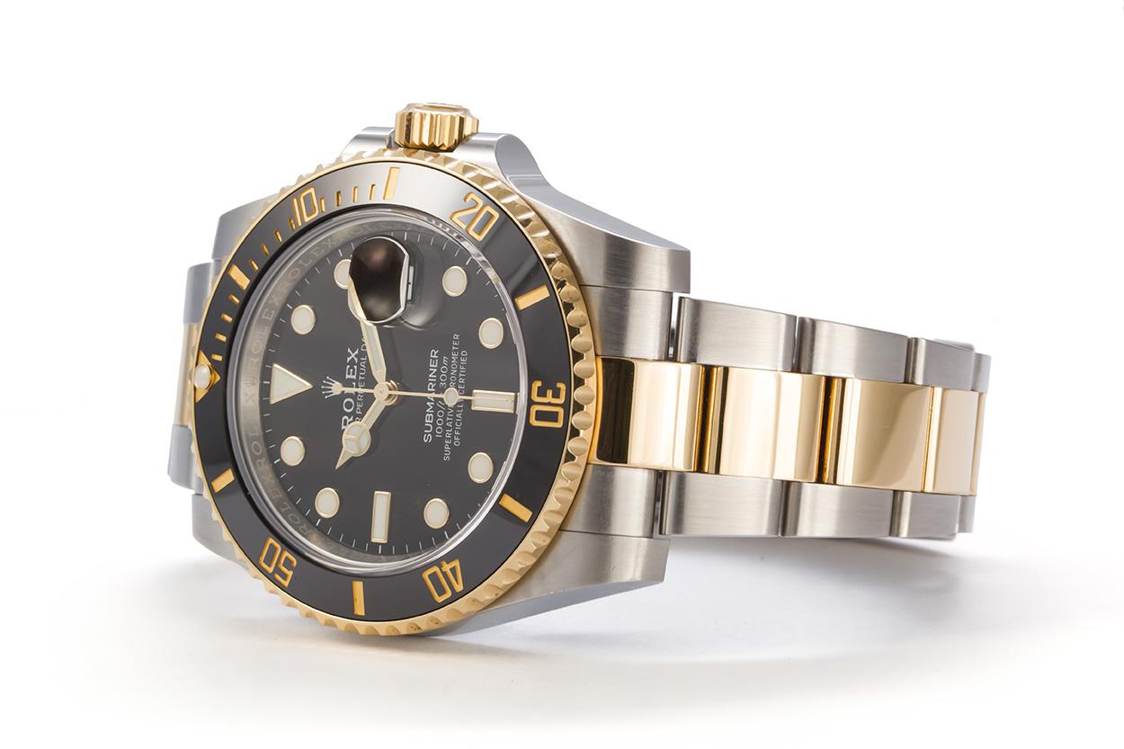 rolex submariner two tone ceramic