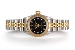 Rolex Two-Tone Datejust 67193 Stainless Steel and 18 Karat Yellow Gold
