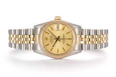Rolex Two-Tone Datejust Stainless Steel and 18 Karat Yellow Gold 68273