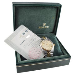 Rolex Montre Datejust avec boîte et papiers et cadran d'origine de 1978
