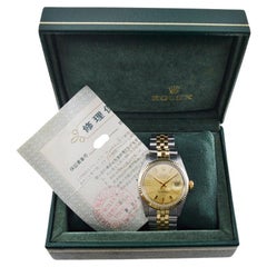 Used Rolex Two-Tone Datejust With Box & Papers and Original Dial From 1978 