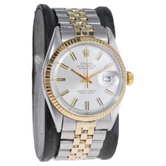 Rolex Two-Tone Oyster Perpetual Datejust Ref 1601 de 1972 con papeles originales