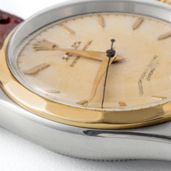 Rolex Two tone Oyster Semi Bubbleback Super patina Dial reference 6286