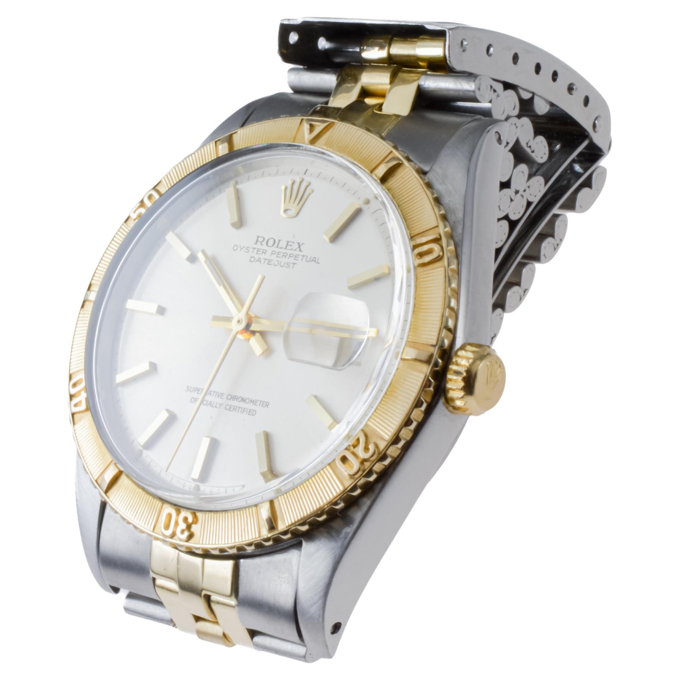 Rolex Two Tone Steel and Gold Datejust 