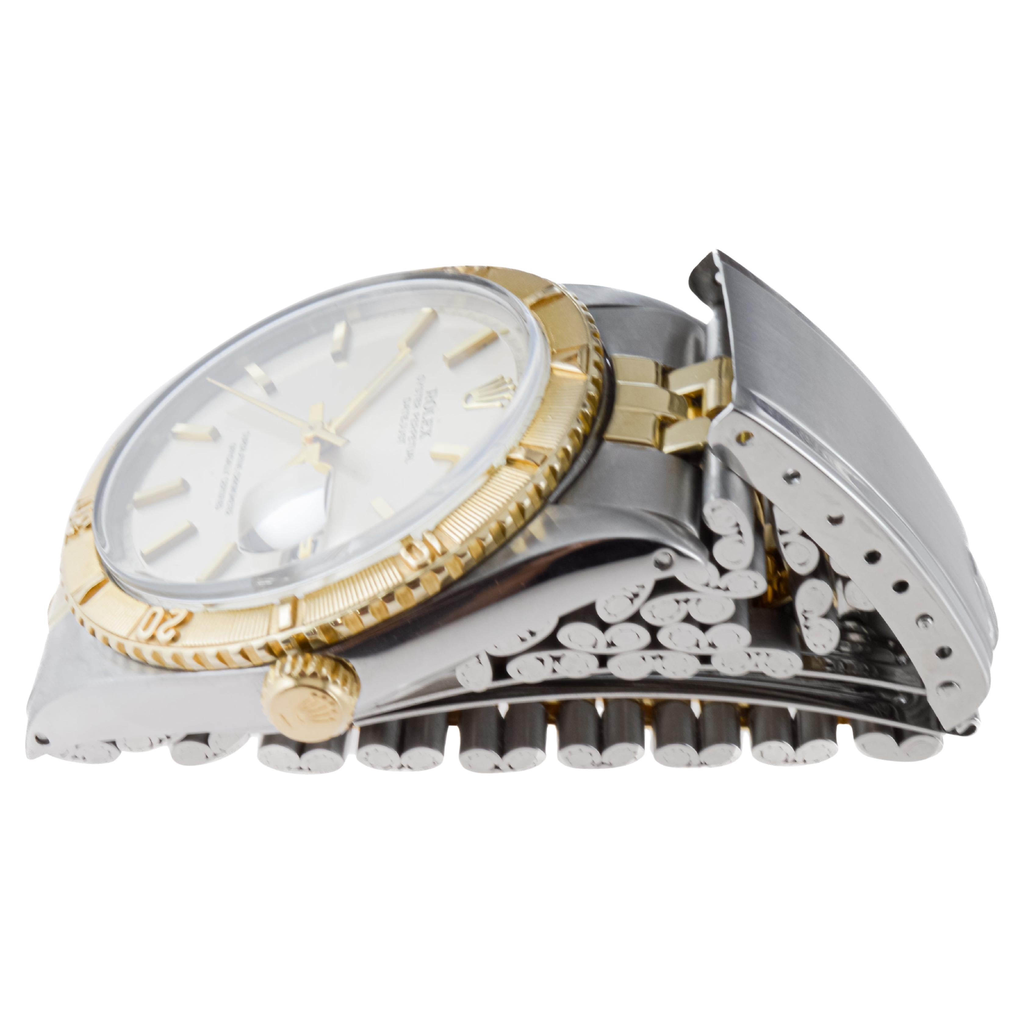 Rolex Two Tone Steel and Gold Datejust 