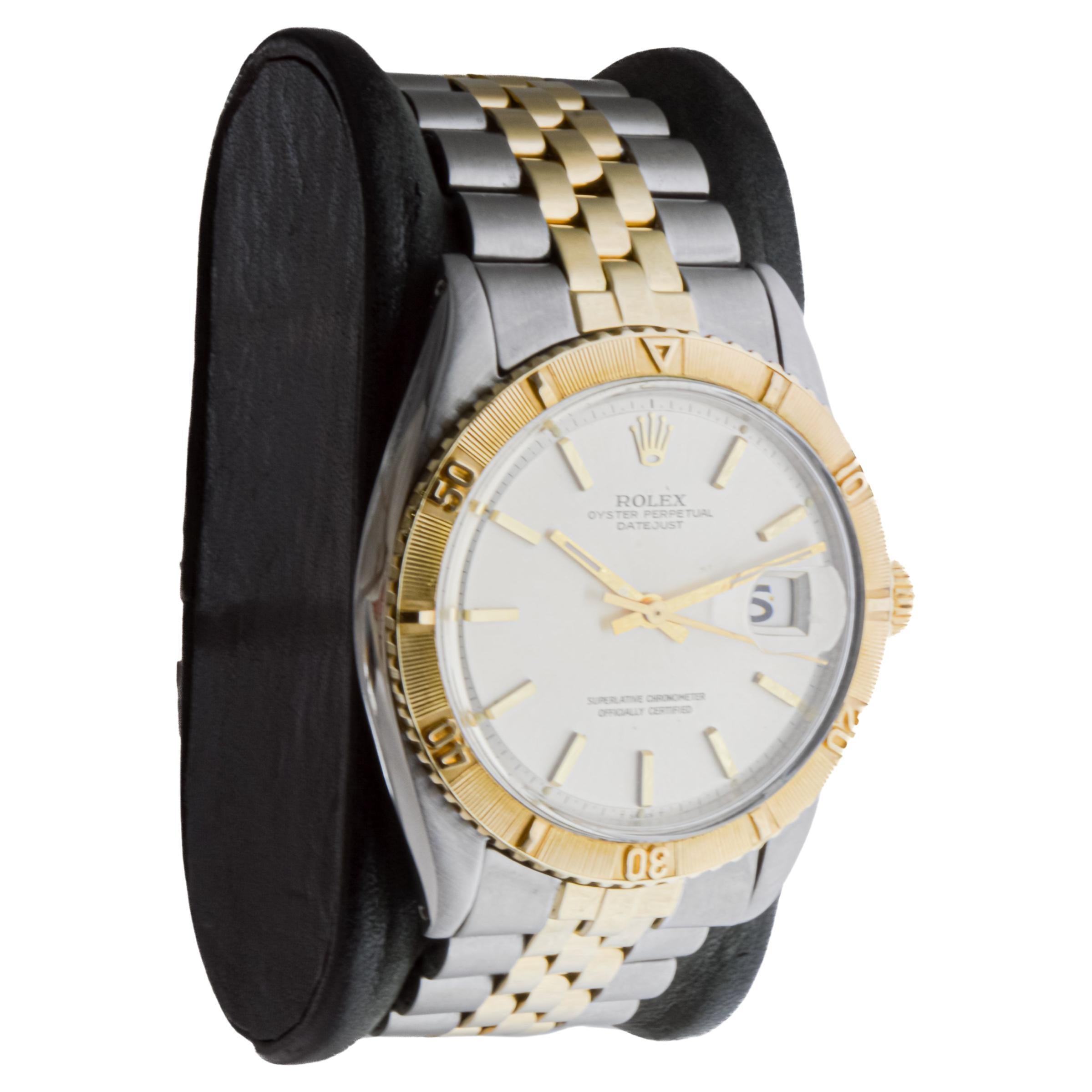 Modern Rolex Two Tone Steel and Gold Datejust 