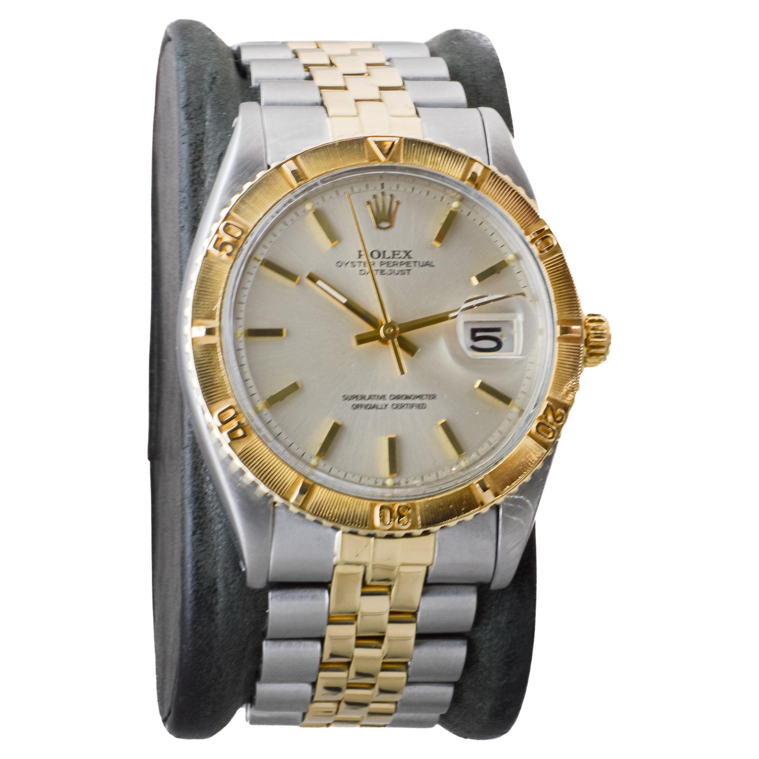 Rolex Two Tone Steel and Gold Datejust 