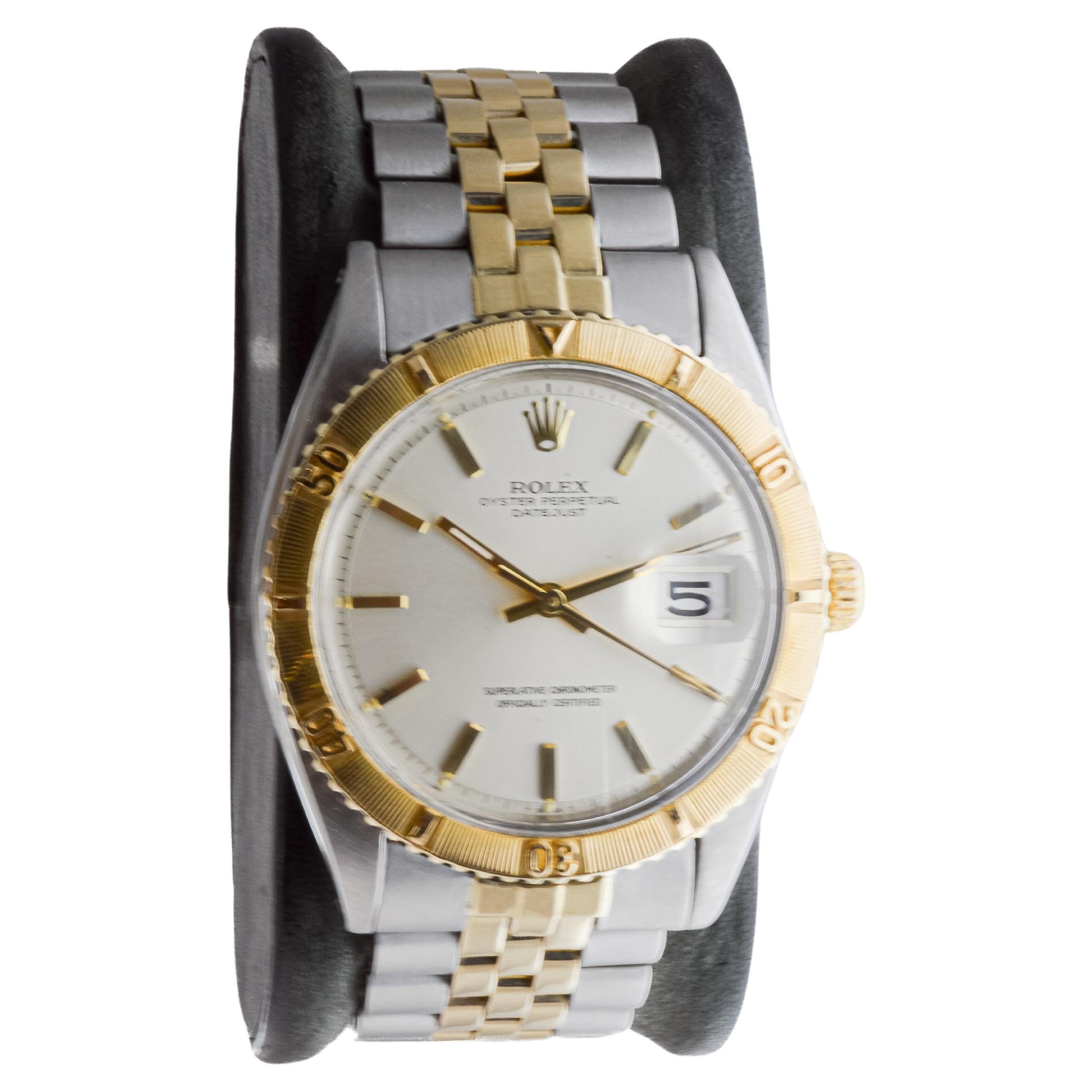 Women's or Men's Rolex Two Tone Steel and Gold Datejust 