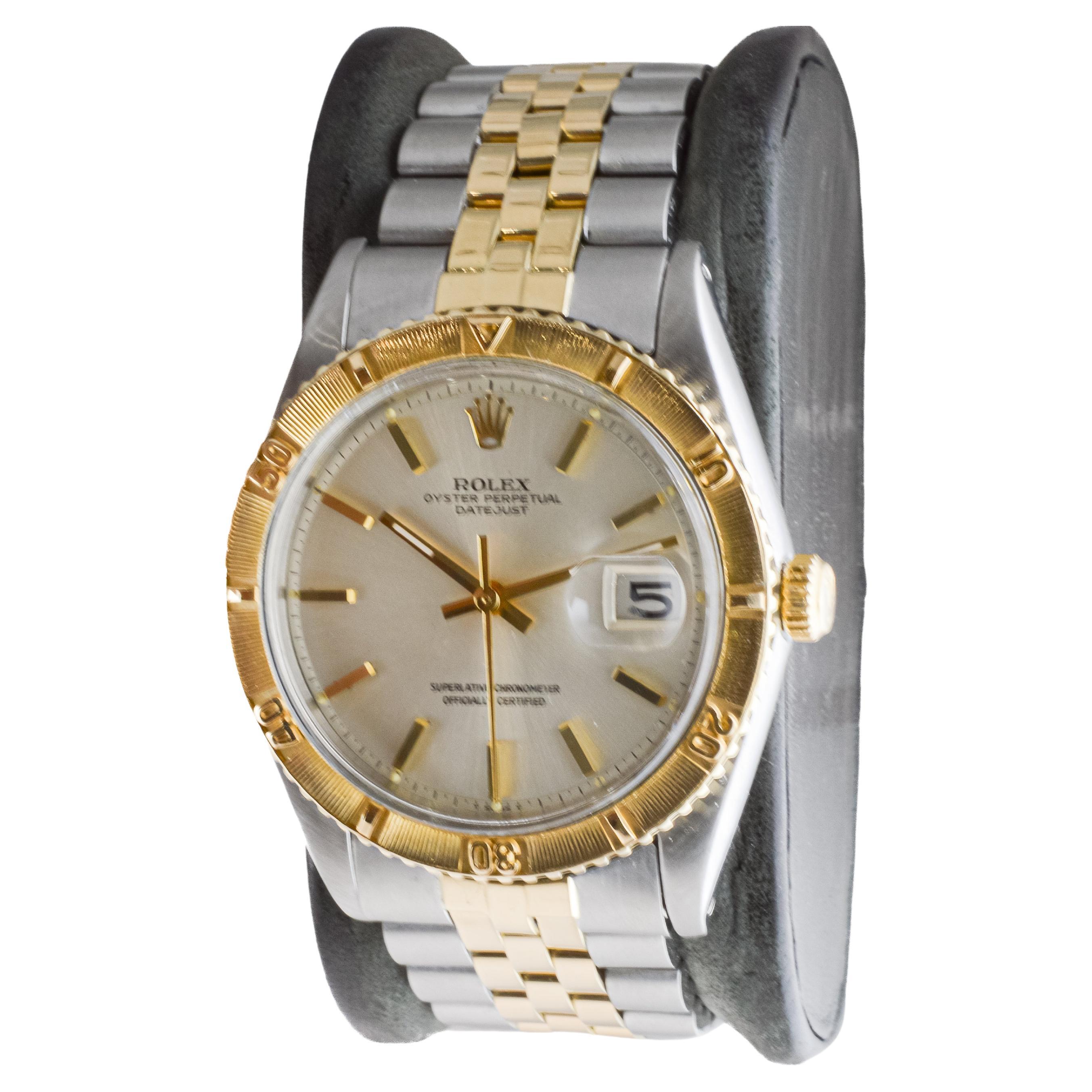 Rolex Two Tone Steel and Gold Datejust 