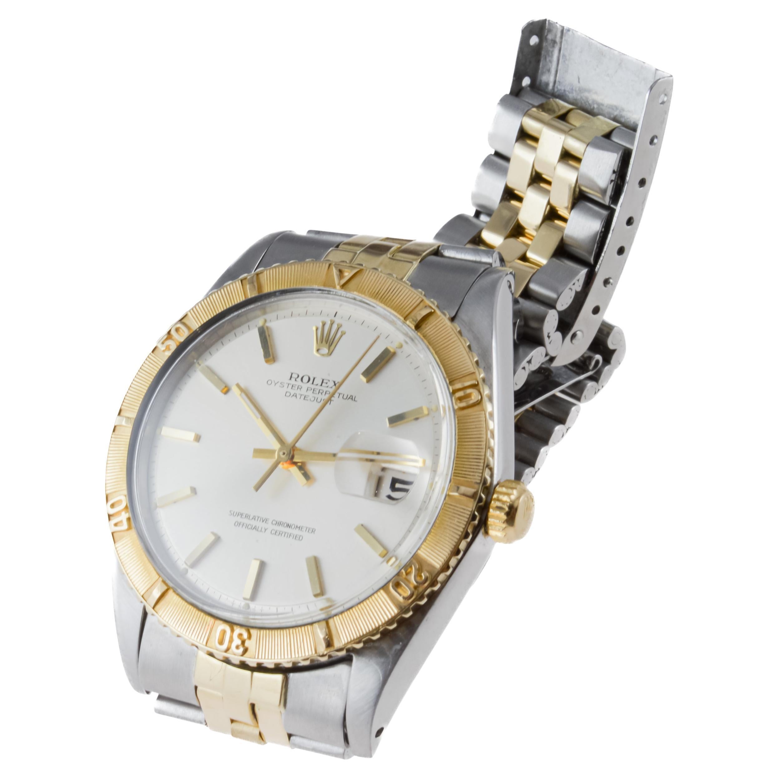 Rolex Two Tone Steel and Gold Datejust 
