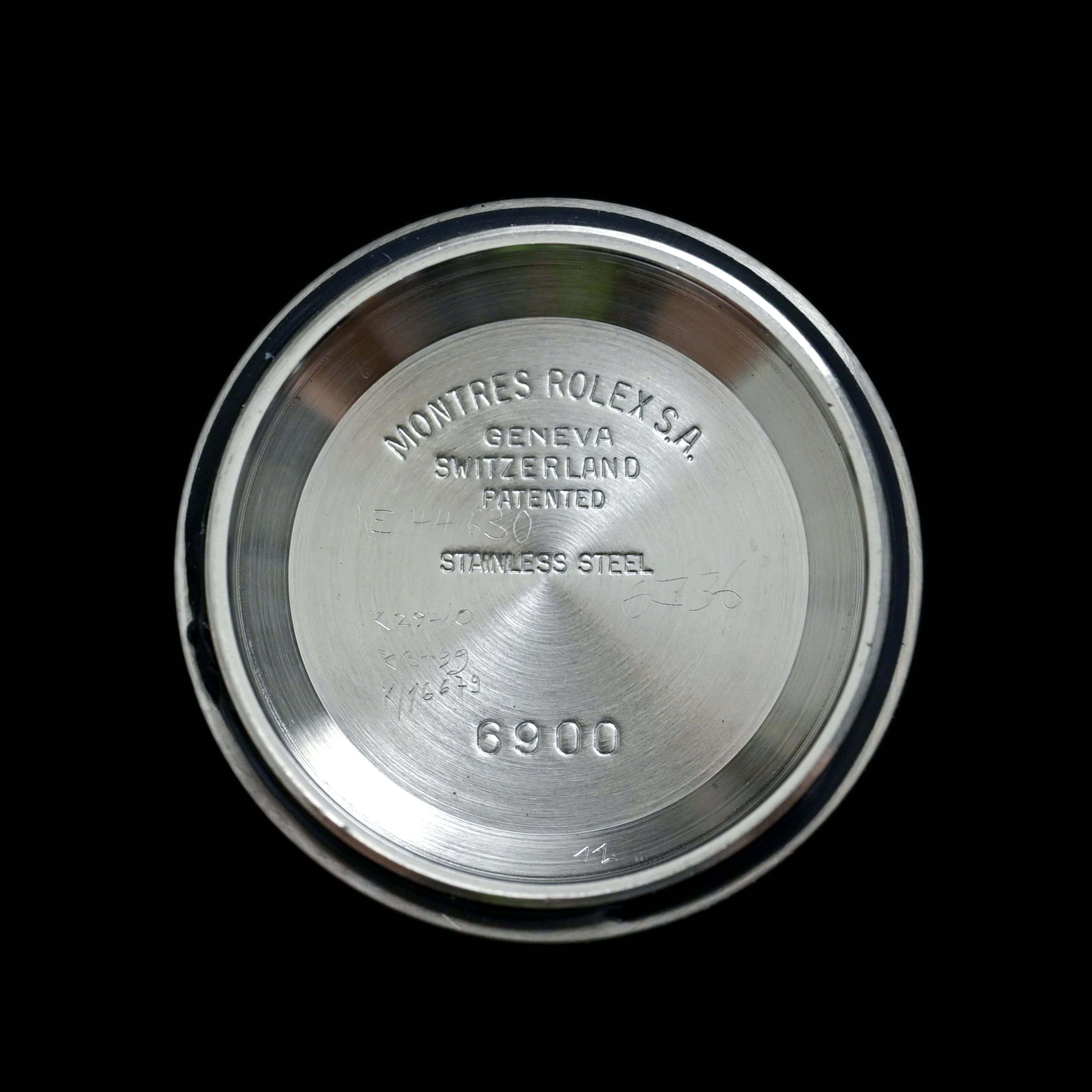 Rolex Two-Tones Lady Datejust Gold Dial Tiffany&Co. w/ Leather Strap Ref. 6917 For Sale 1