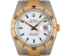 Rolex Unworn Datejust Turn-O-Graph Gents Stainless Steel & 18 Karat Yellow Gold