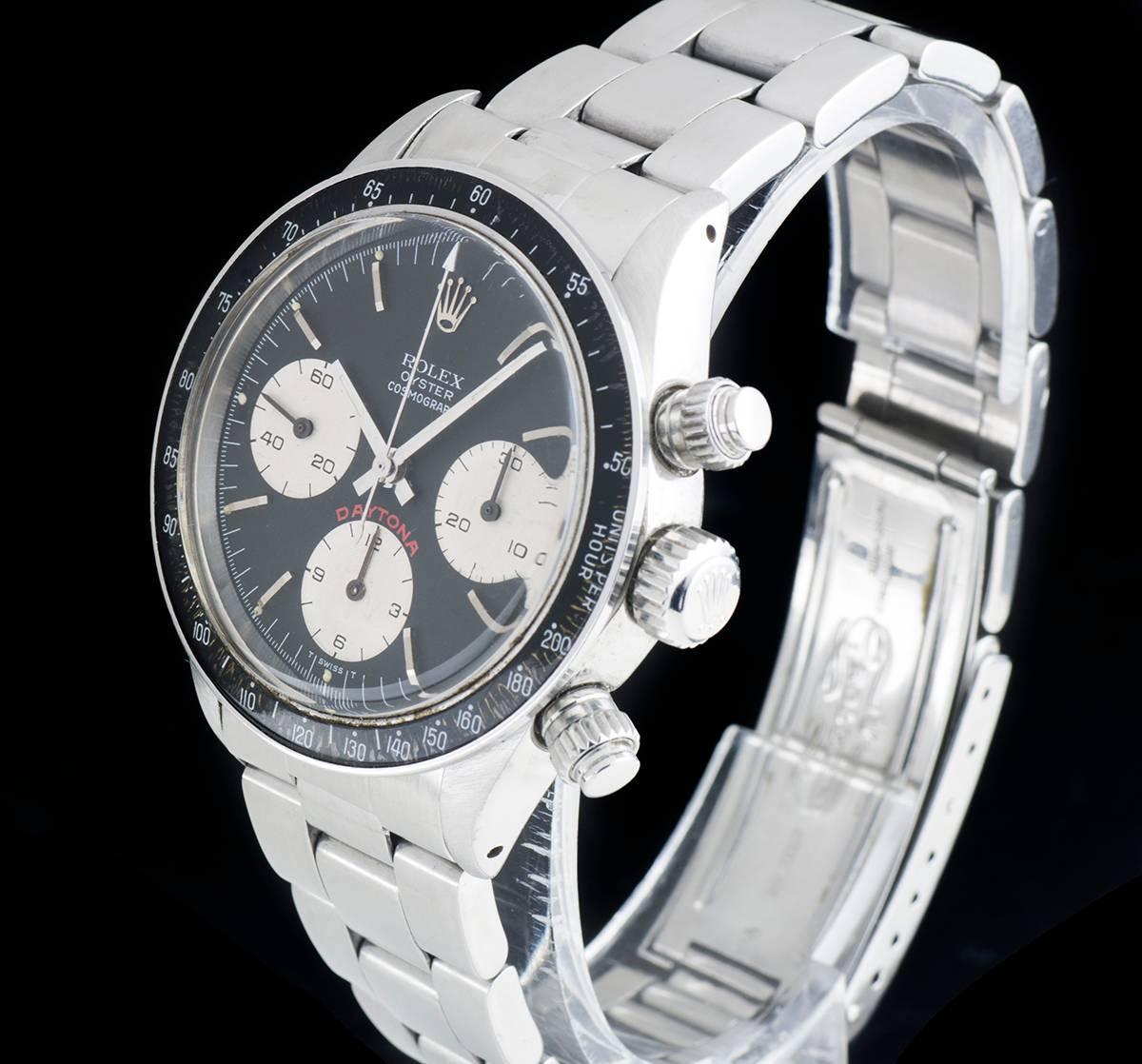 A Very Rare Stainless Steel Oyster Cosmograph Daytona 