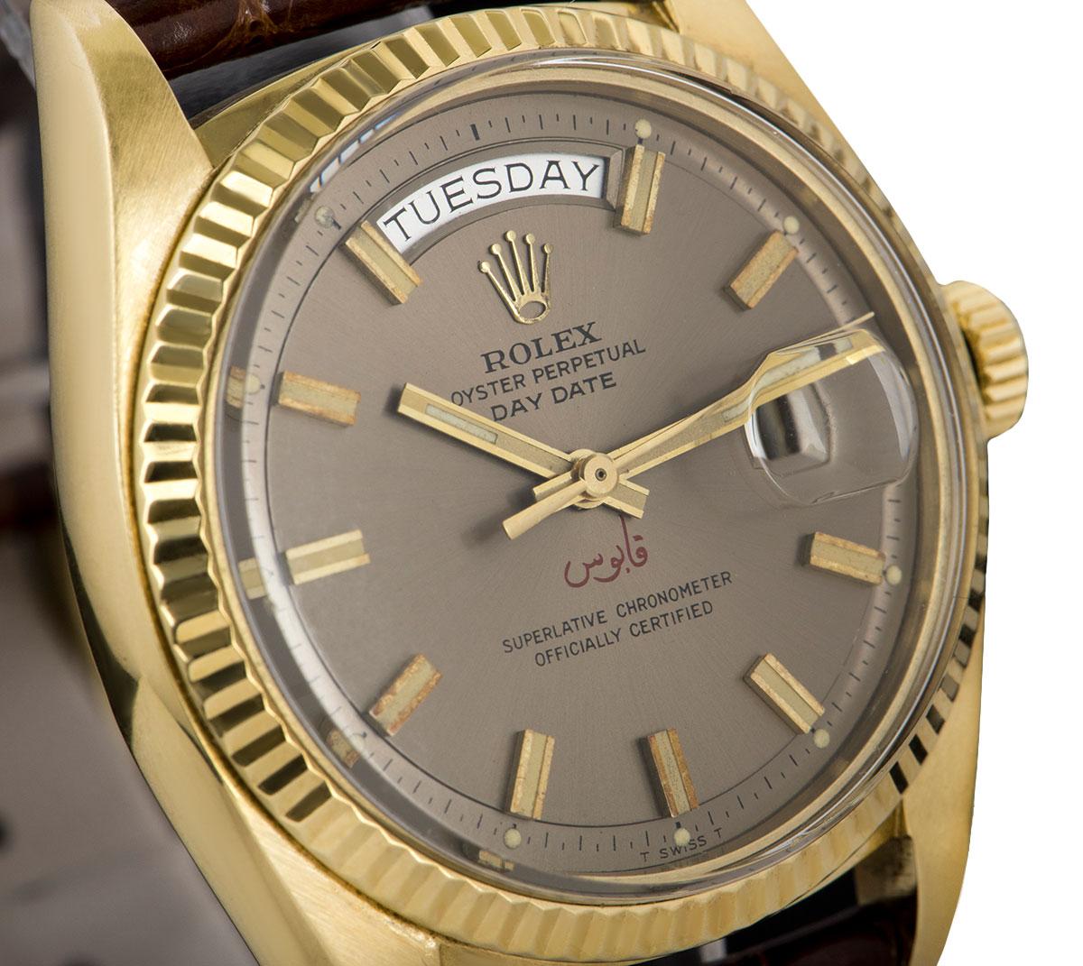 rolex day date grey dial