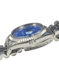 Rolex Vintage 16030 Steel Datejust Watch with Buckley Style Dial Box Papers