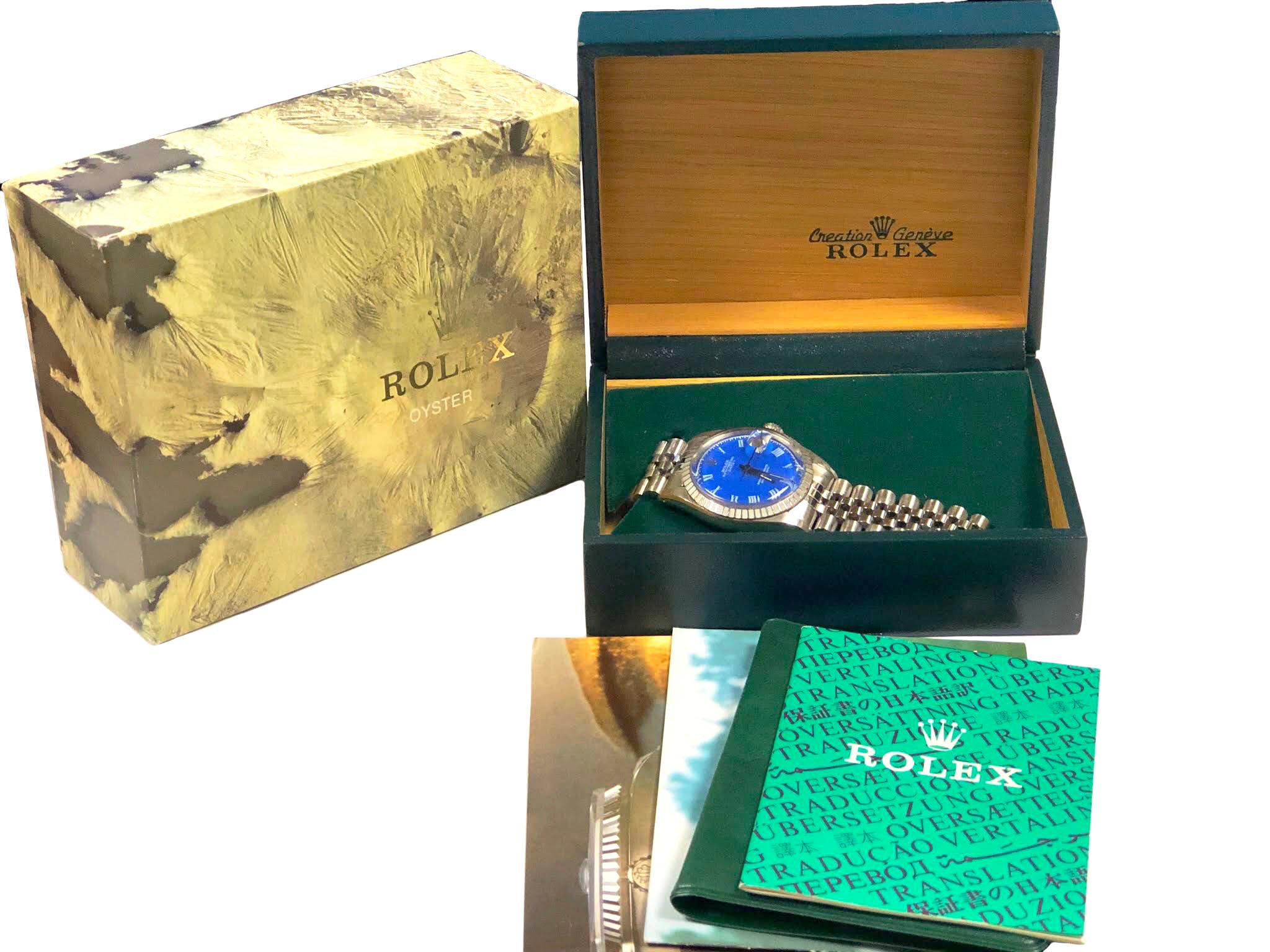 rolex vintage box