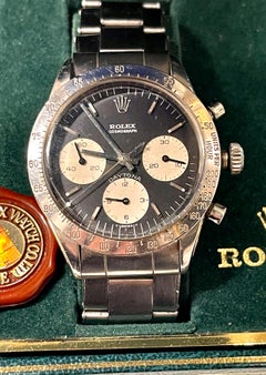 Rolex Vintage 1969 Daytona Cosmograph Stainless Steel & Black with 3 Sub-Dials