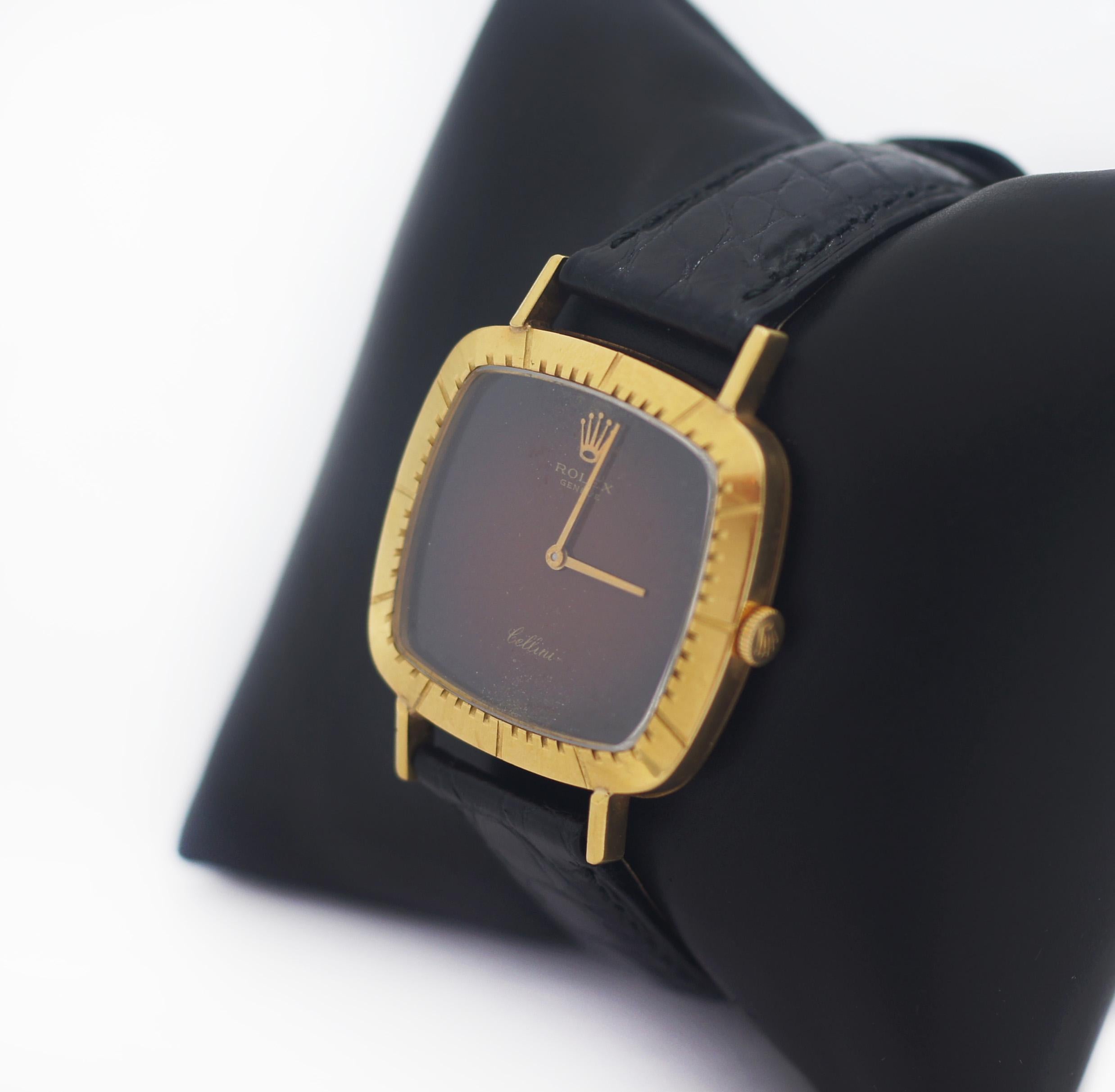 Rolex Vintage Cellini 18k Gold Watch 1