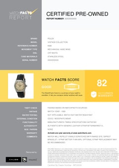 Rolex Vintage Collection 6482, Cream Dial Certified Authentic